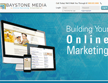 Tablet Screenshot of baystonemedia.com